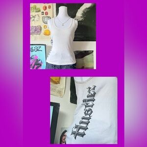❤️‍🔥 Y2K 100% Cotton Hustler Tank ❤️‍🔥